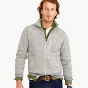 J Crew Full-zip Fleece Jacket